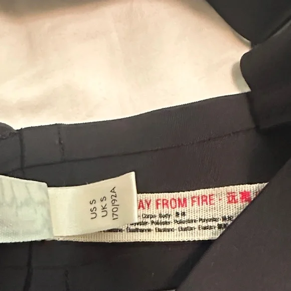 Free People Erin Scuba bralette S Black - Picture 4 of 8